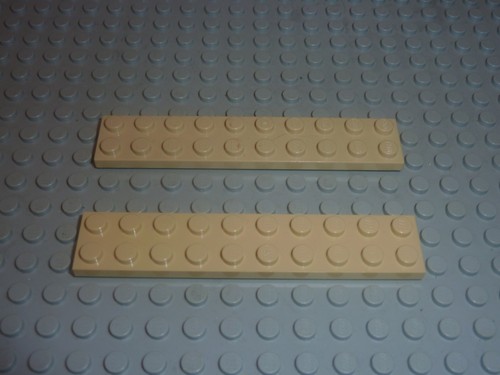 Lego plat tan 2x10 - tan,