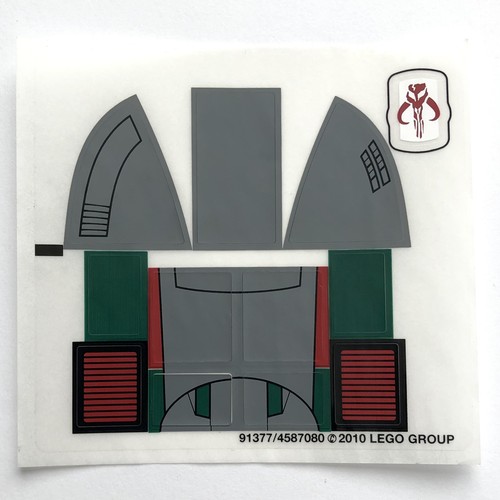 Lego sticker sheet - 8097, slave